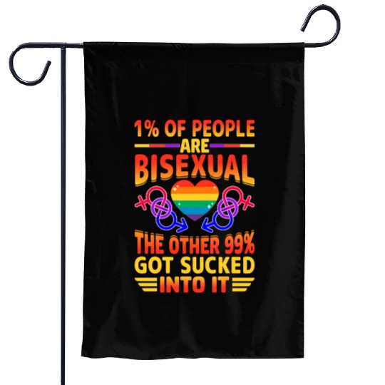 Bisexual Pride Bi LGBTQ Bisexuality Queer Rainbow Garden Flags