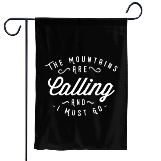 The Mountains are calling Garden Flags