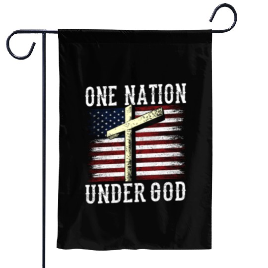 One Nation Under God America US USA American Garden Flags
