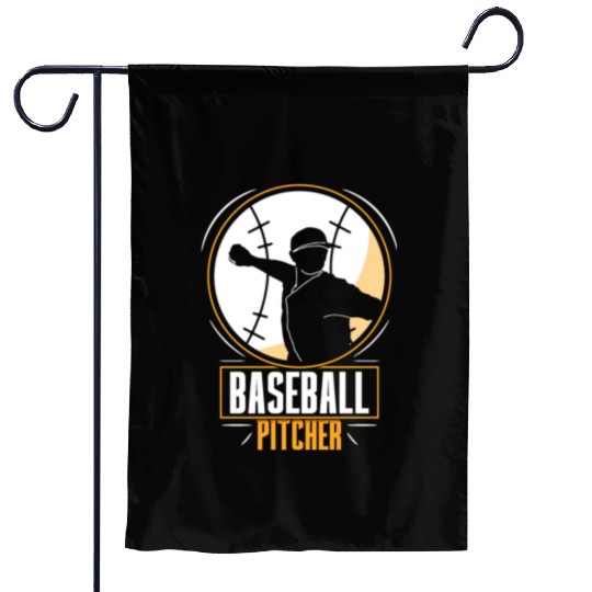 Baseball Pitcher Hobby Player Sayings Garden Flags