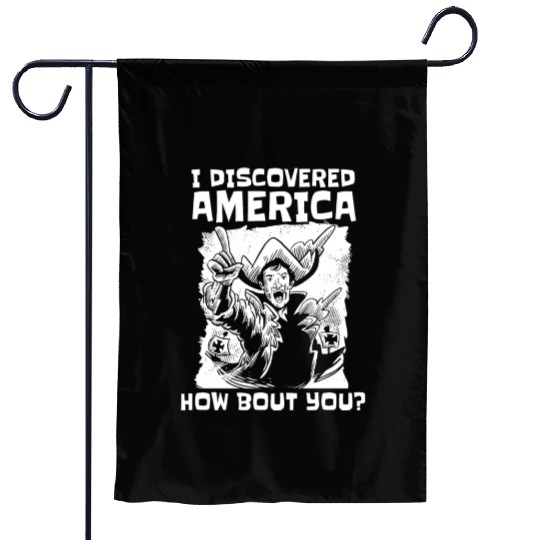 Columbus Day 1492 Garden Flags