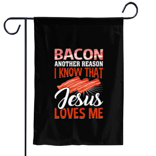 Bacon Lover Funny Bacon Famous Food Keto Diet Garden Flags