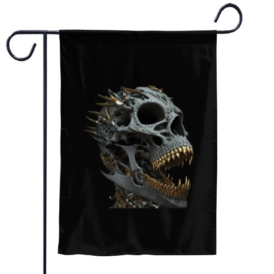 Skull Bling Garden Flags