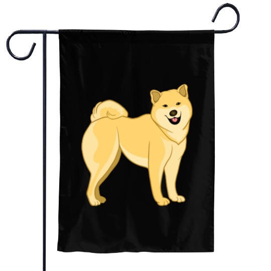 Shiba Inu Cute Puppy Dog Owners Pet Lover Gifts Garden Flags