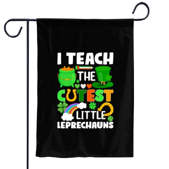St. Patricks Day Teacher Cutest Little Leprechauns Garden Flags