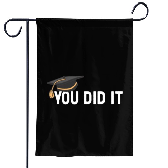 You Did It Graduated Graduation Congratulations Garden Flags