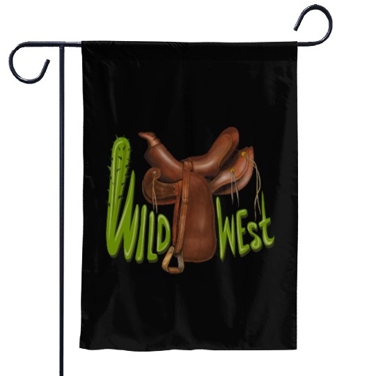 Wild west Garden Flags