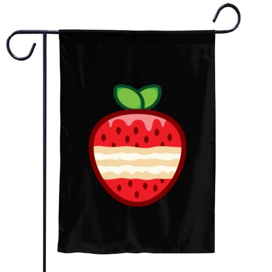 strawberry shortcake funny Garden Flags