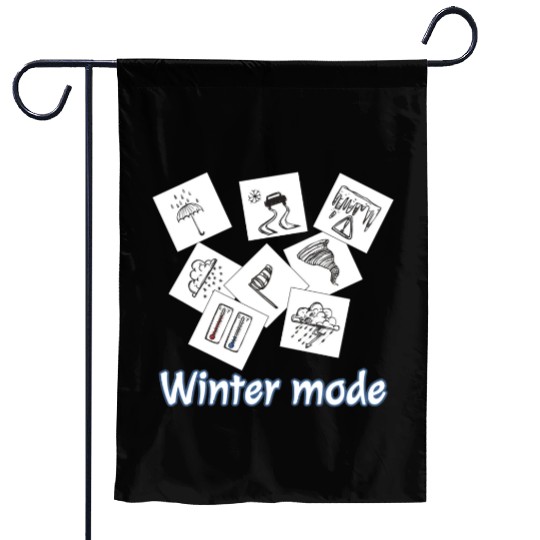 Winter mode Garden Flags