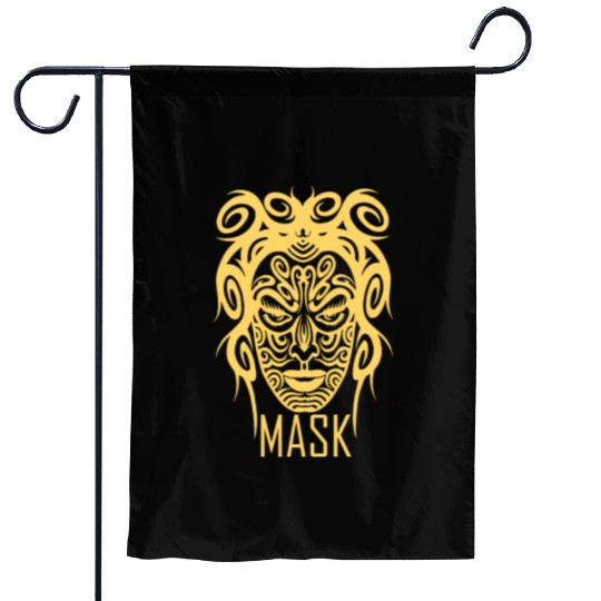 Gangster Girl face Mask Garden Flags design for Gift