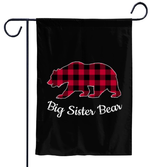Big Sister Bear Garden Flags
