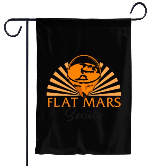 Mars Garden Flags, Flat Mars Society Mars Garden Flags, Science