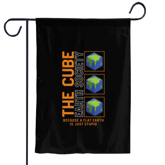 Earth Garden Flags, The Cube Earth Society Earth Garden Flags,