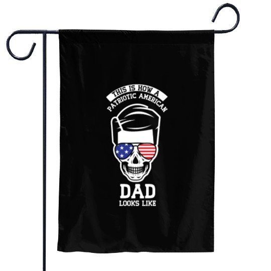 This Is How A Patriotic American Dad Looks Like US Garden Flags