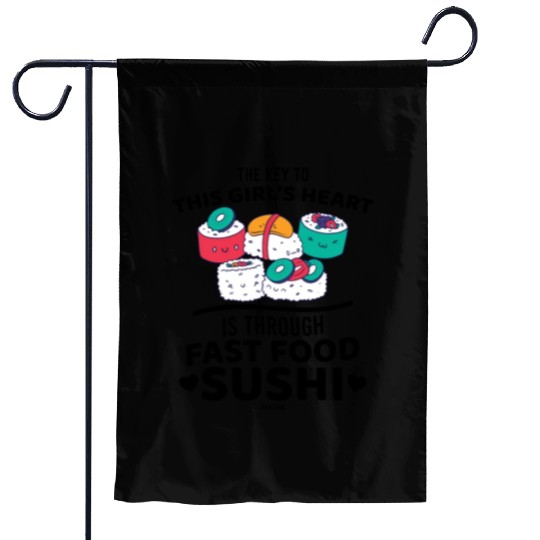 Sushi Fast Food Garden Flags