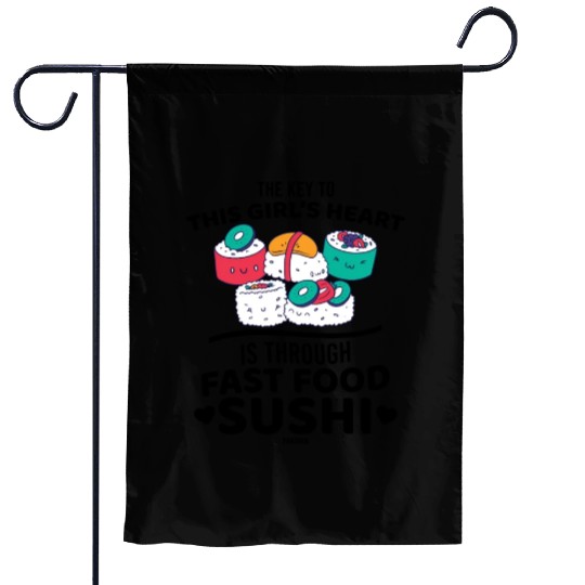 Sushi Fast Food Garden Flags