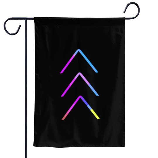 Down Syndrome Awareness 3 Arrow Support Garden Flags