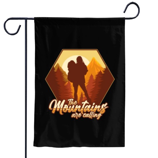 The mountains are calling Garden Flags