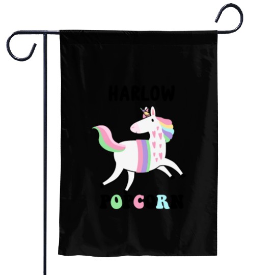 Harlow And Popcorn Merch Popcorn The Pony Garden Flags