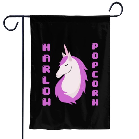 Harlow And Popcorn Merch Popcorn The Pony Garden Flags