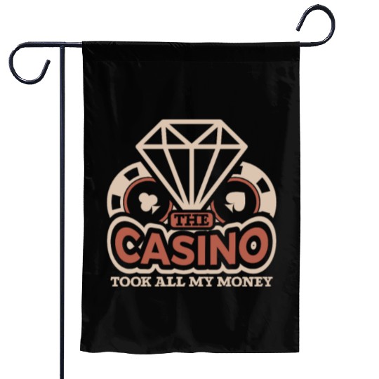 Poker Casino Poker Player Gambling Roulette Garden Flags