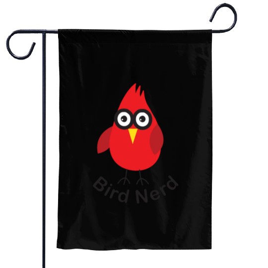 Bird Nerd Garden Flags
