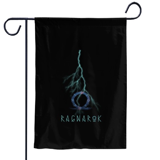 god of war ragnarock Garden Flags black for gamers