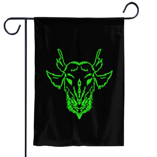 Tauren Green Garden Flags