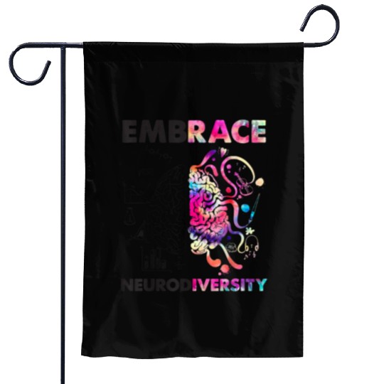 Embrace Neurodiversity Autism Garden Flags