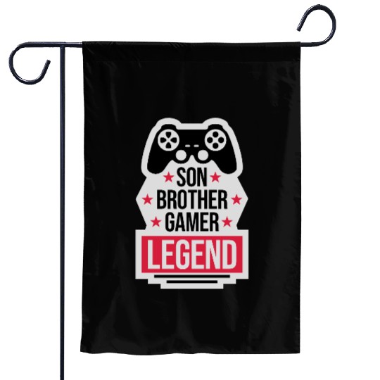 son brother gamer legend Garden Flags