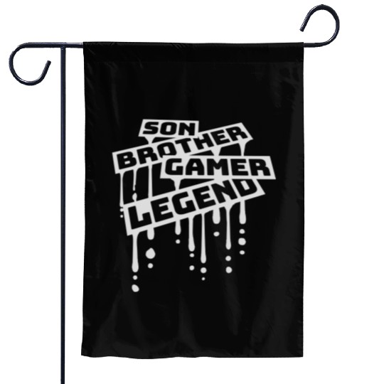 son brother gamer legend Garden Flags