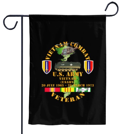 Army Vietnam Combat Veteran US Army Vietnam USARV Garden Flags