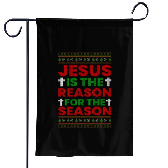 Jesus Is The Reason For The Season Garden Flags