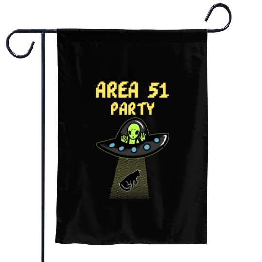 Area 51 Party - Alien Party Garden Flags