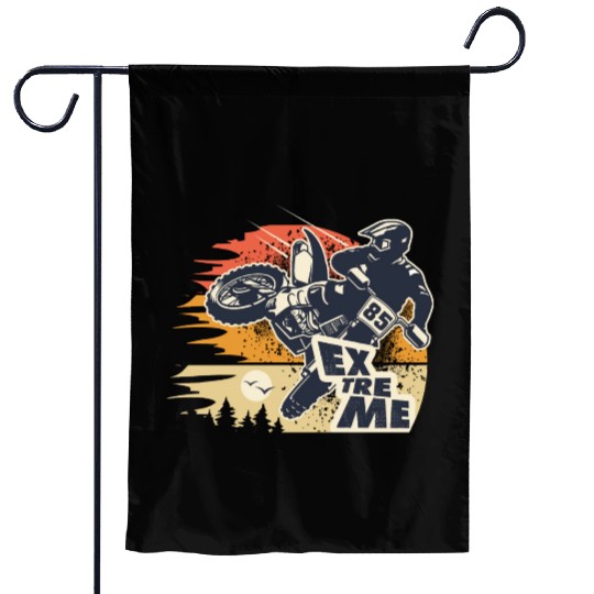 moto motocross Motocross moto cross Garden Flags