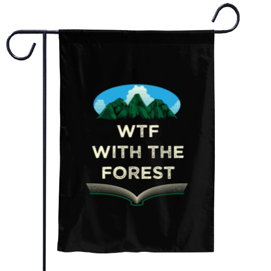 With The Forest Camping Wildlife Camper Outdoor Na Garden Flags