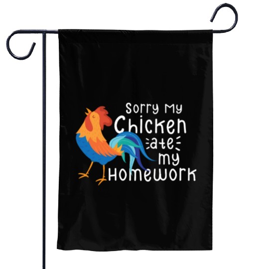 Chicken Farmer Gift Funny Chickens Country Farm Garden Flags