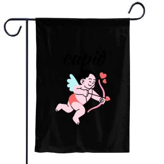 Valentine's day cupid Garden Flags