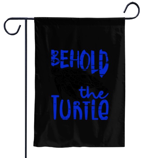 Behold the Turtle Fun Turtle Lover Gifts Garden Flags