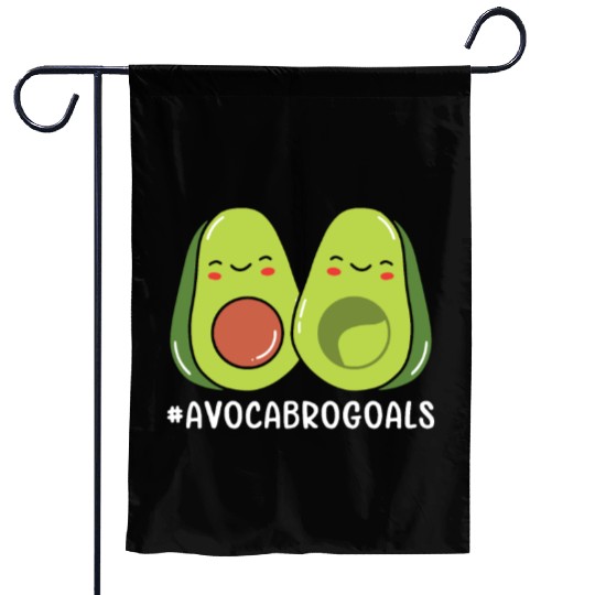 Sibling Big Brother Avocado Goals Hilarious Puns Garden Flags
