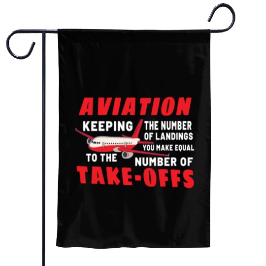 Pilot Aviation Airplane Airline Future Pilots Garden Flags