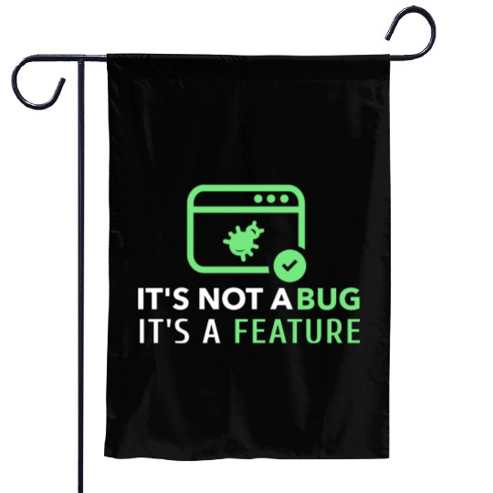 Fun and fun computer science Garden Flags for IT technici