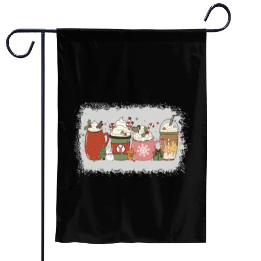 Christmas Hot Chocolate Peppermint Mocha Garden Flags
