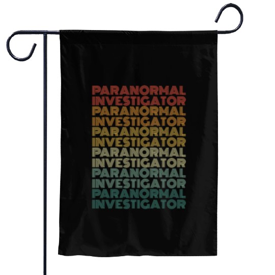 Ghost Hunting Paranormal Investigator Garden Flags