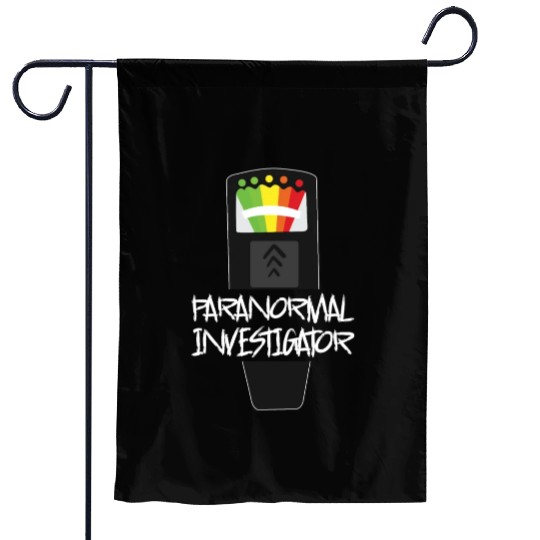 Ghost Hunting Paranormal Investigator Garden Flags