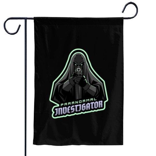 Ghost Hunting Paranormal Investigator Garden Flags