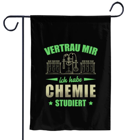 Chemistry Chemikant Chemical Laboratory Assistant Garden Flags