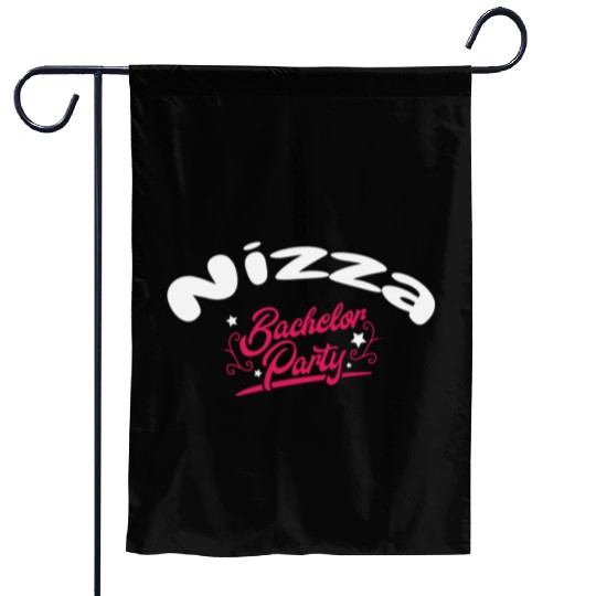 Bachelor Party Garden Flags Nizza Pre Wedding