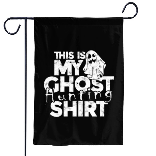 This is my ghost hunting Garden Flags - ghosts