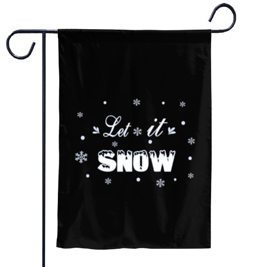 Let it snow Garden Flags